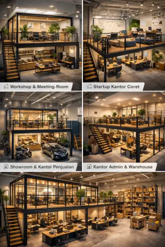 Mezzanine Ruang Kantor di Lembang