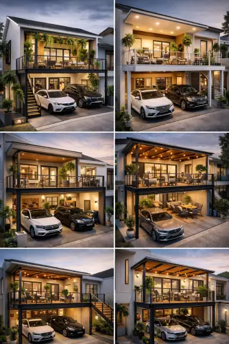 Mezannine Teras Rumah Keren di Lembang